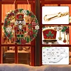 Diamond Painting Wreath Ornament Nutcracker Christmas Decor 9.45x9.45in