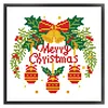 Christmas Bells-11CT Stamped Cross Stitch 24*24cm/9.45*9.45in tapestrymarket