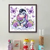 (Stamped/Counted) Eeyore Holding Flowers-11CT Cross Stitch 50*50cm