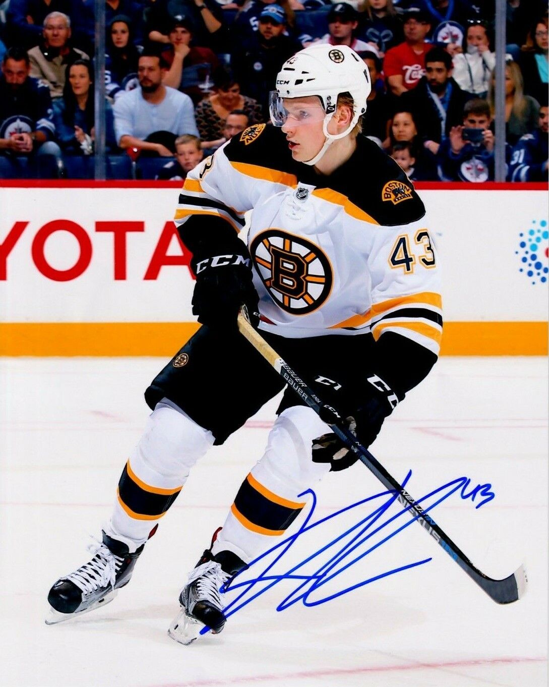 DANTON HEINEN autographed SIGNED BOSTON BRUINS 8X10 Photo Poster painting