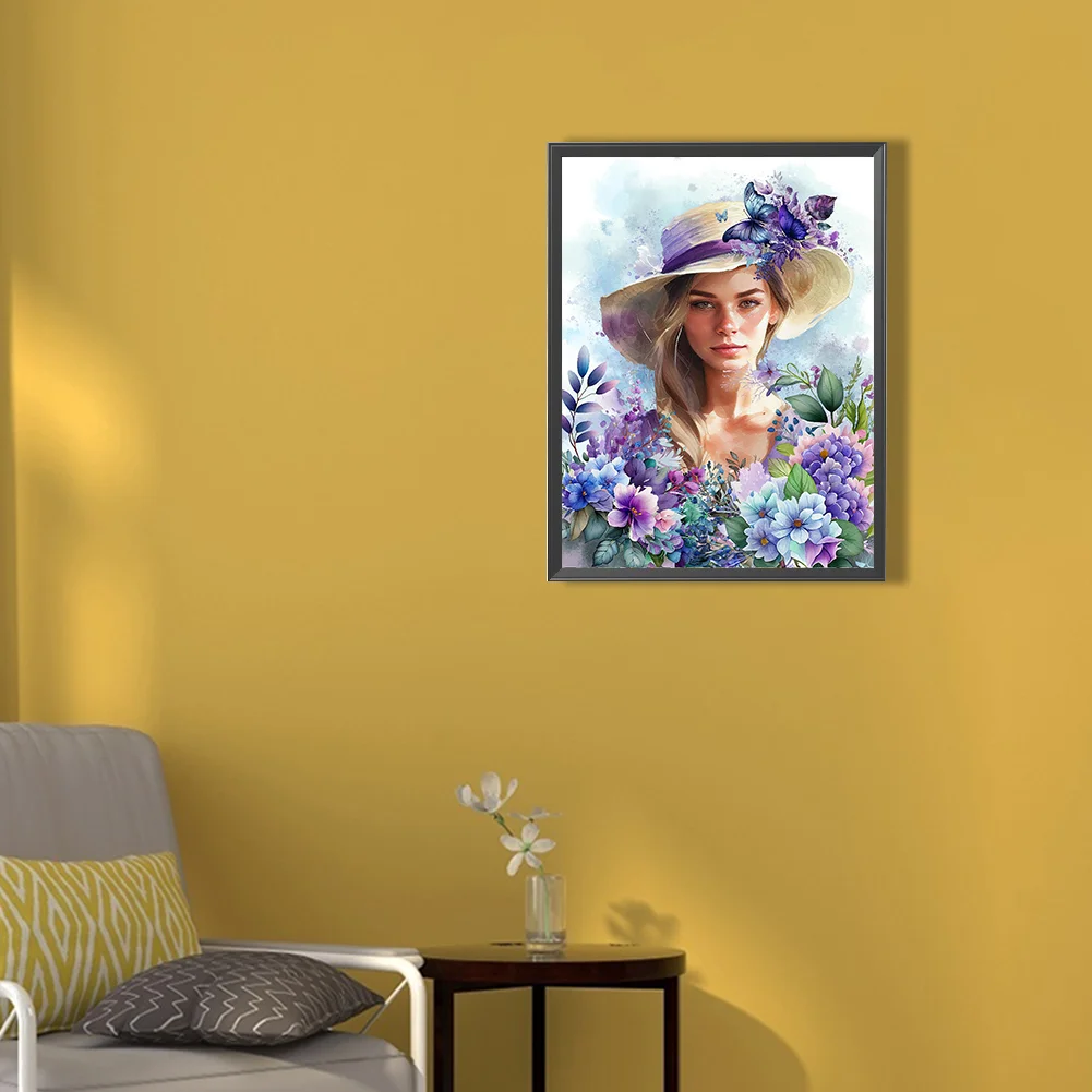 Diamond Painting - Full Round Drill - Lavender Beauty(30*40cm)