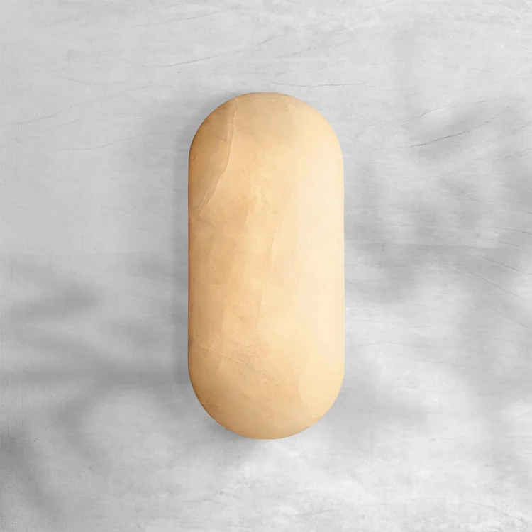 Rim Lisse Alabaster Sconce 14" 18" 24" Vjlight