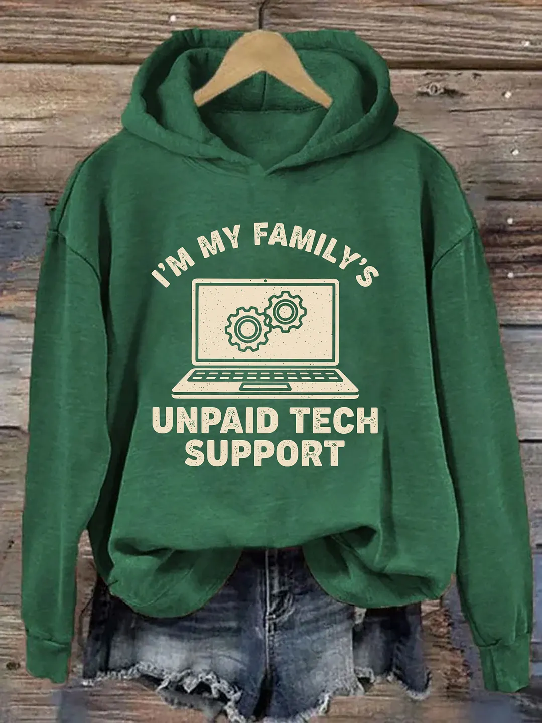 I'm My Family's Unpaid Tech Support Hoodie