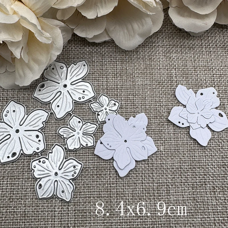 Nigikala flower leaf set Metal Cutting Dies Stencils For DIY Scrapbooking Decorative Handcraft Die Cutting Template Mold
