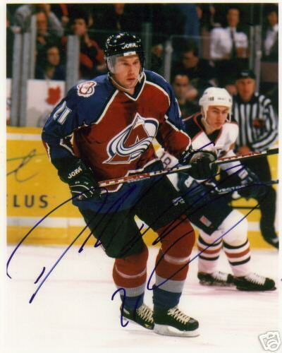 PETER FORSBERG - Colorado Avalanche Autographed Signed 8x10 Reprint Photo Poster painting !