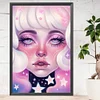 uk.everydayedeals (Limited Stock)Diamond Painting - Round AB Drills - Dark Candy Girl(45*65cm)