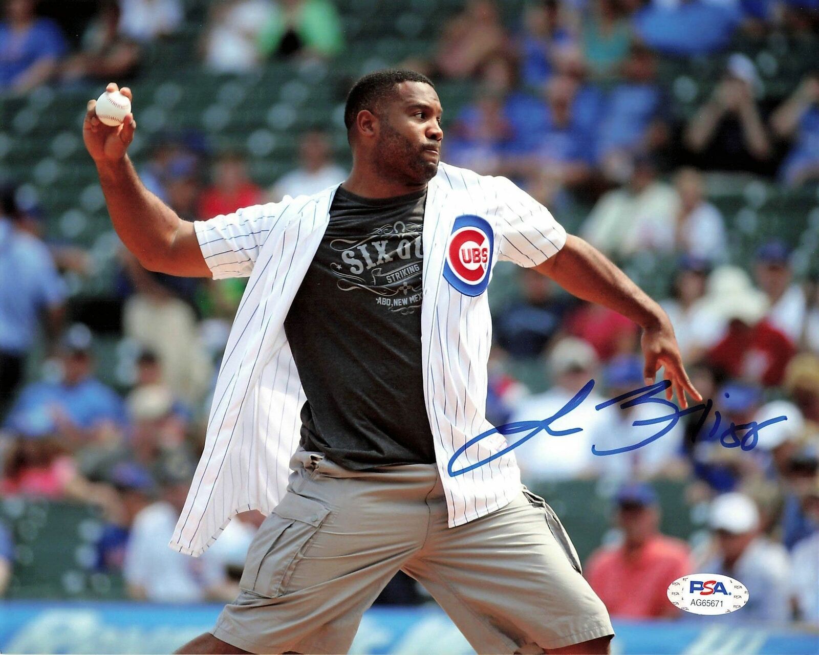 Lance Briggs signed 8x10 Photo Poster painting PSA/DNA Chicago Bears Autographed