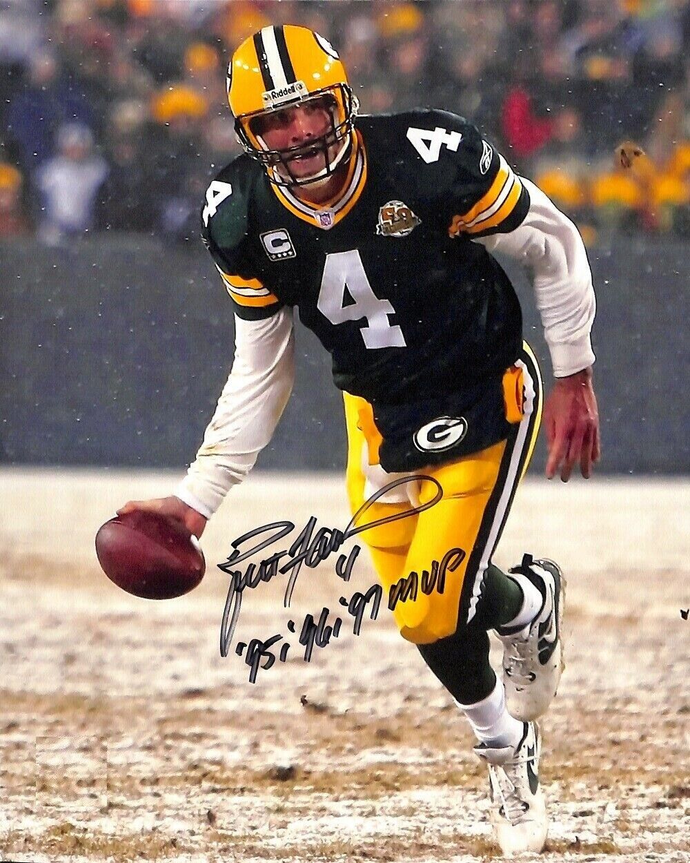 Brett Favre Autographed Signed 8x10 Photo Poster painting ( HOF Packers ) REPRINT ,