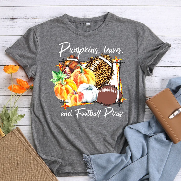 Pumpkin football T-Shirt Tee -596301