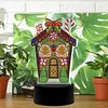 DIY Diamond Painting LED Light Sign-Christmas house
