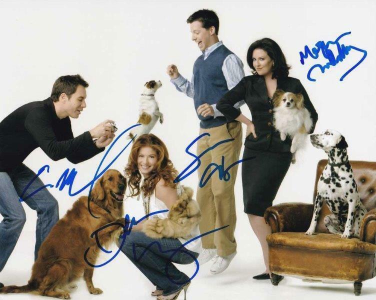 REPRINT - WILL & GRACE Cast Autographed Signed 8 x 10 Photo Poster painting Poster RP