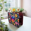 5D DIY Special Shape Double Sided Drills Diamond Painting Wooden Desk Ornament Flower Vase Decor Kit