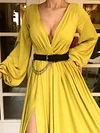 Solid Color Long Sleeves Bohemia Maxi Dress
