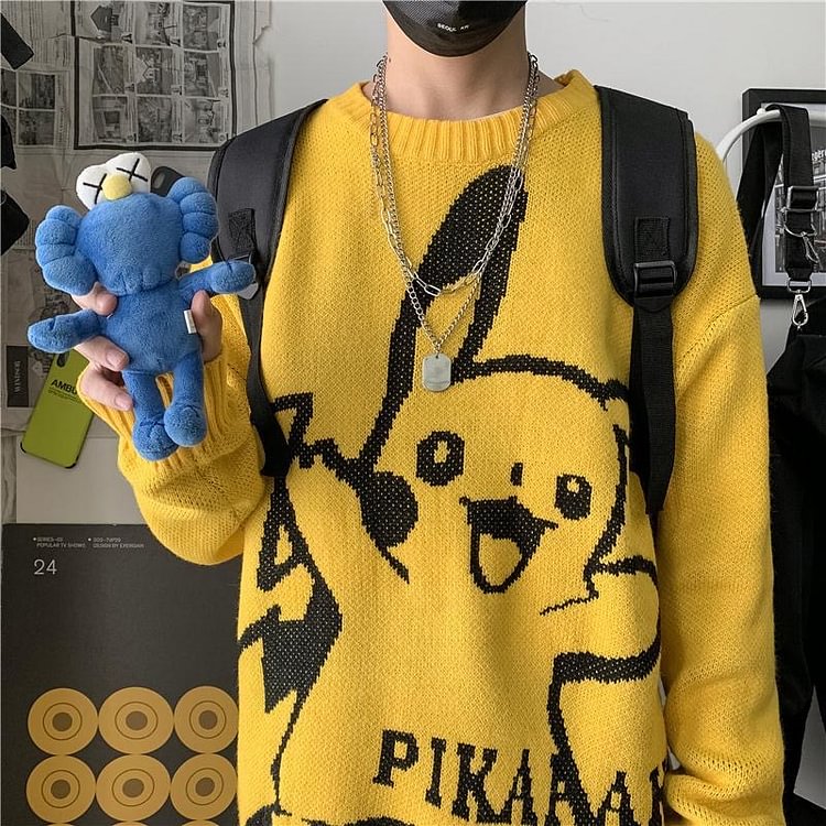 Pokemon Pikachu Pikapika Sweater weebmemes