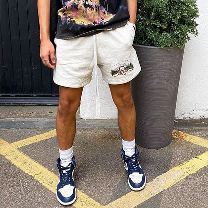 Men's Vintage Colorado Print Lounge Shorts