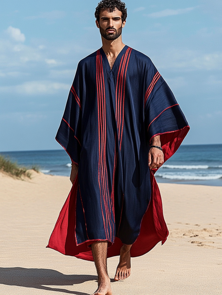 Loose and Comfortable Printed Kaftan