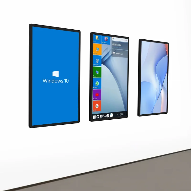 IP65 front waterproof 5 to 86 inch interact RFID smart board capacitive touchscreen monitor for commercial
