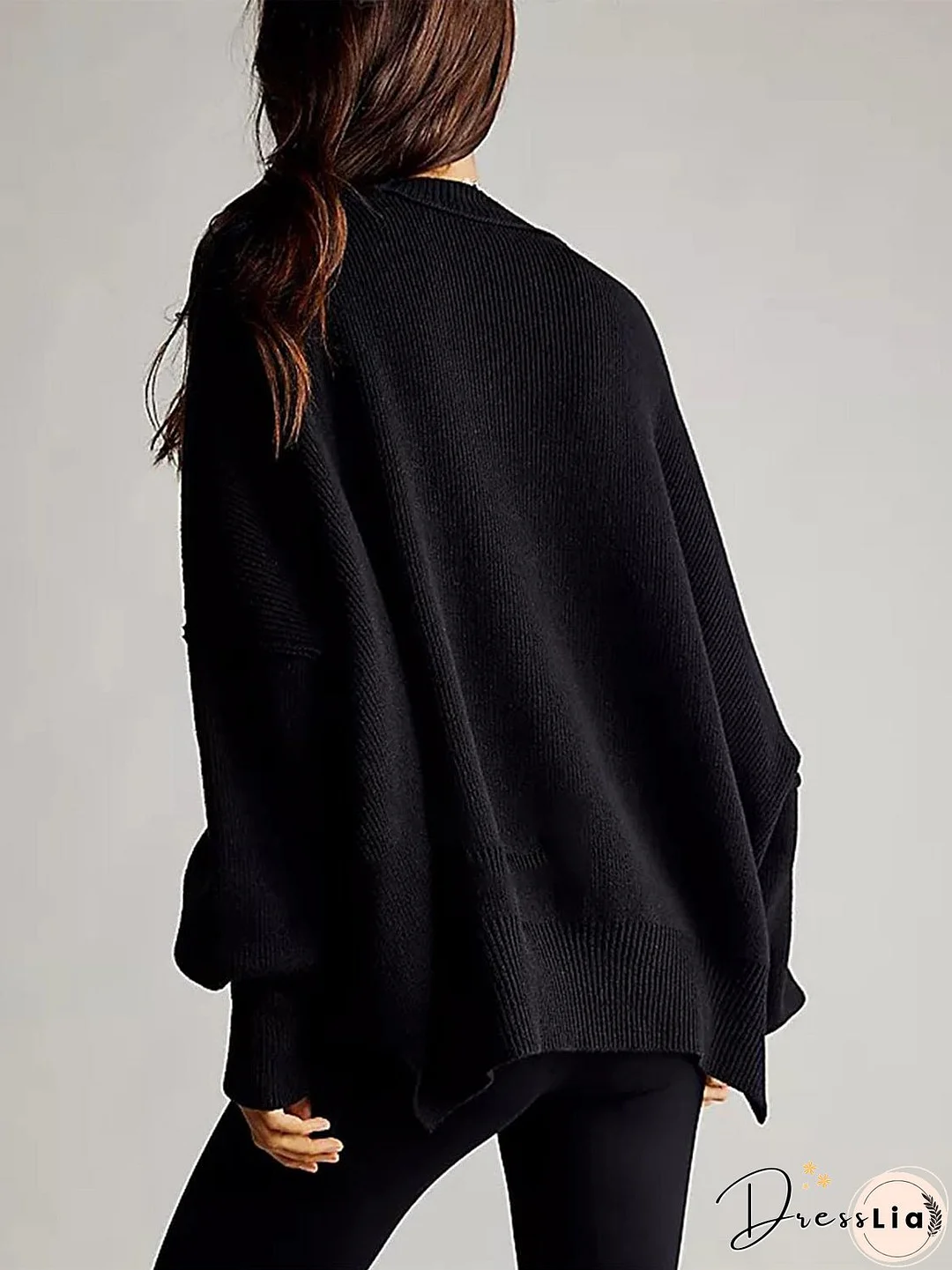 Round Neck Long Sleeve Sweater