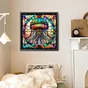 Diamond Painting-DIY Full Round Drill Stained Glass Art Jellyfish