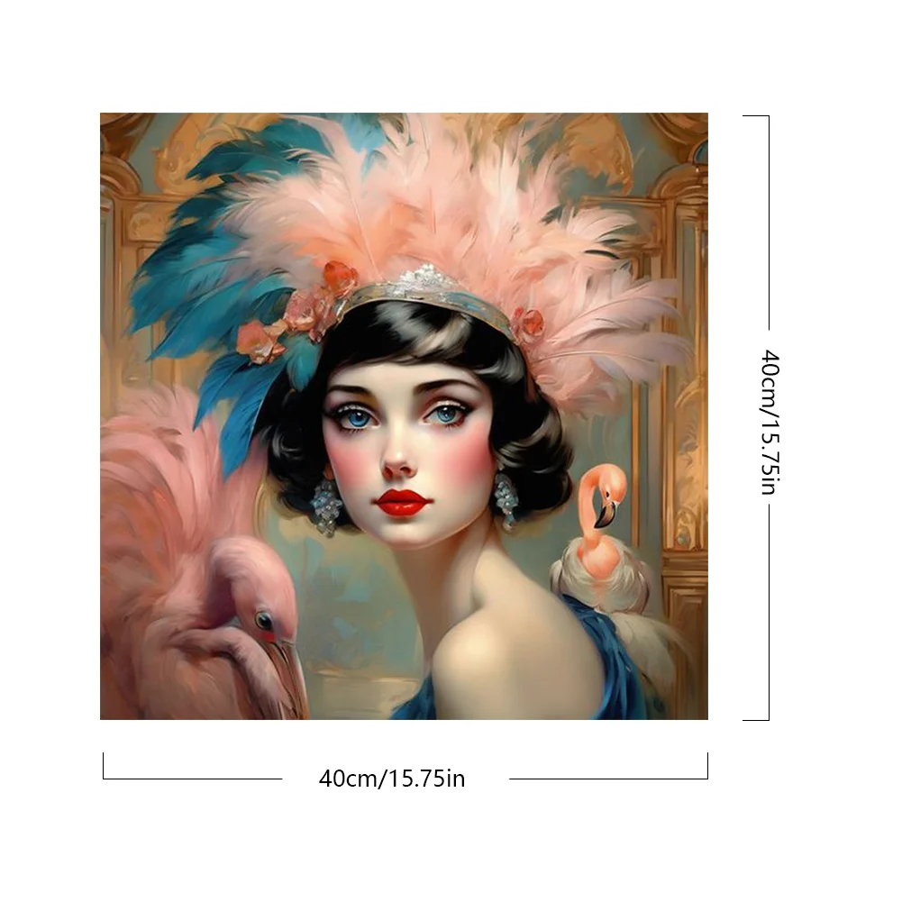 DIY Paint By Number 40*40cm - Lady