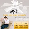 Socket Fan Light with Remote Screw in Ceiling Fan in Light Socket for Bedroom