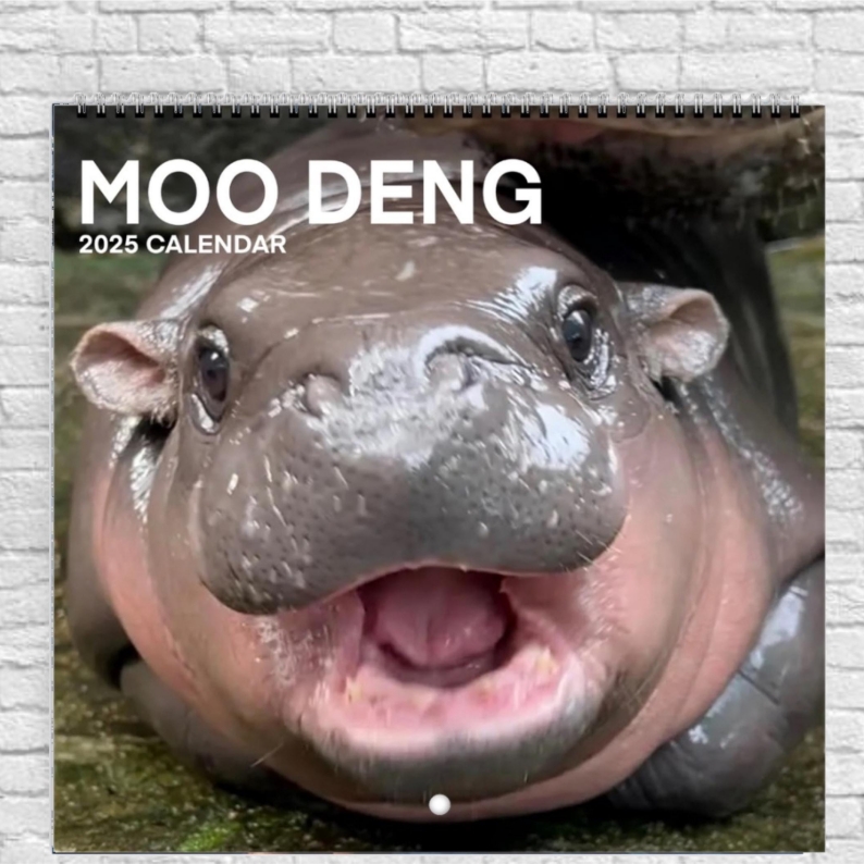Moo Deng Calendar  - tree - Codlins