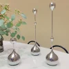 Elegant 3PCS Silver Candle Holders Set Home Wedding Table Decor