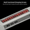 Power Bank, 40W Portable Charger With Real-time Charging Status Display, 3 Output 10000mAh Power Bank, Built-in USB-C Cable