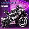 1/5 Motorcycle Building Blocks Toy Kit, 1920+ PCS Motorbike Bricks Set, Adults & Enthusiasts, Collectible Building Toy for 6+ Year Olds