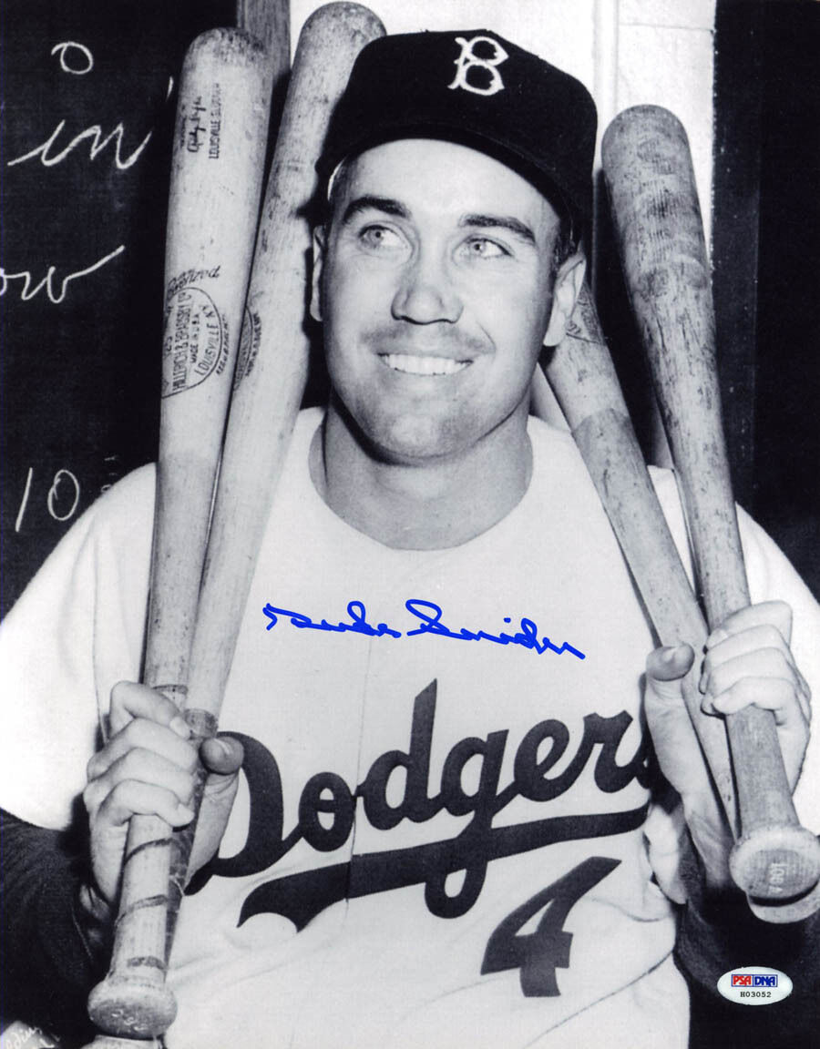 Duke Snider SIGNED 11x14 Photo Poster painting BROOKLYN DODGERS PSA/DNA AUTOGRAPHED