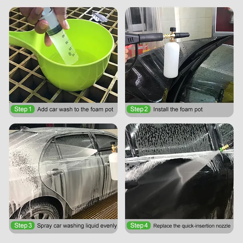 SAKER&reg; Short Pressure Washer Gun with Foam Cannon