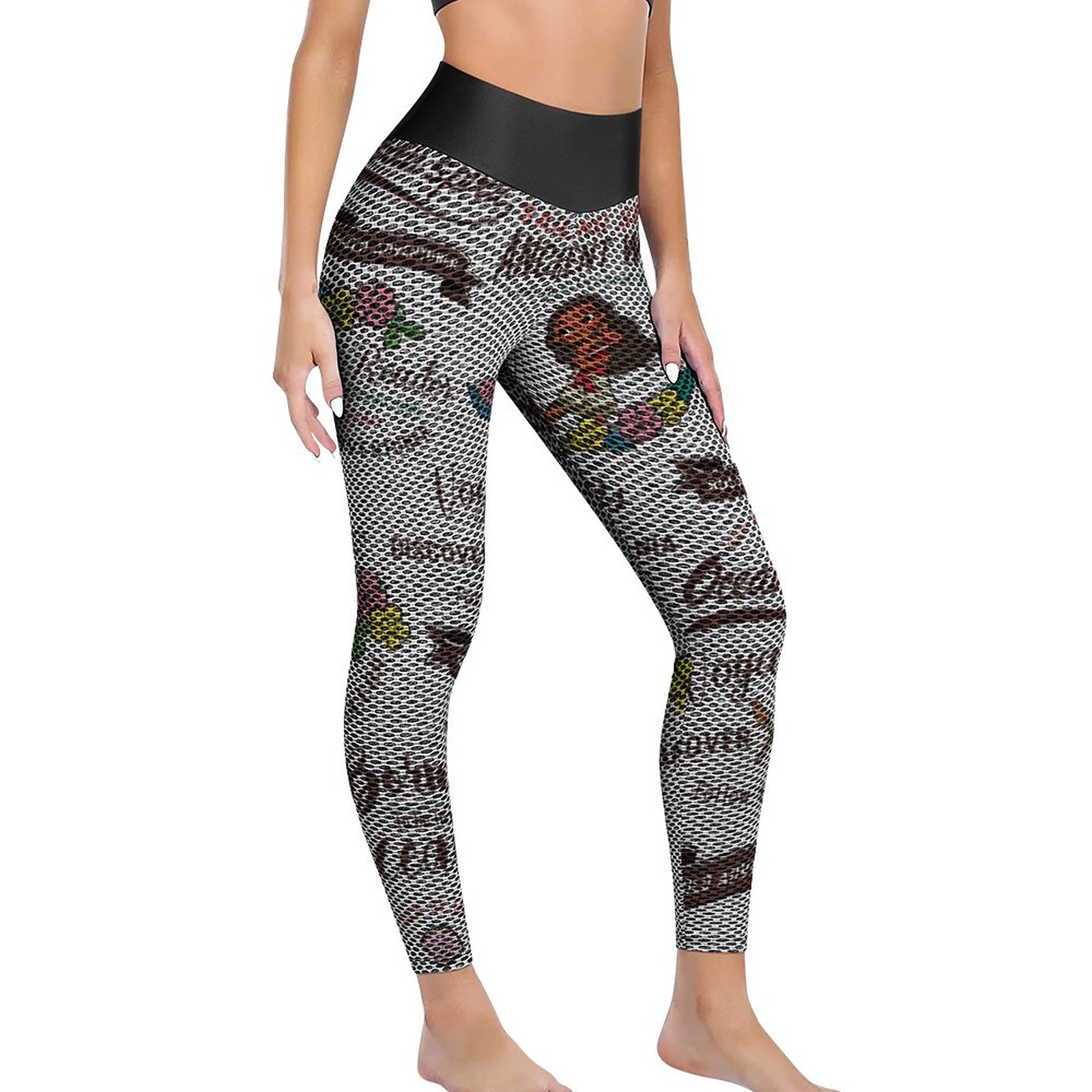 Moana Bold Adventurer High Waisted Honeycomb Leggings Women Yoga Tight ...