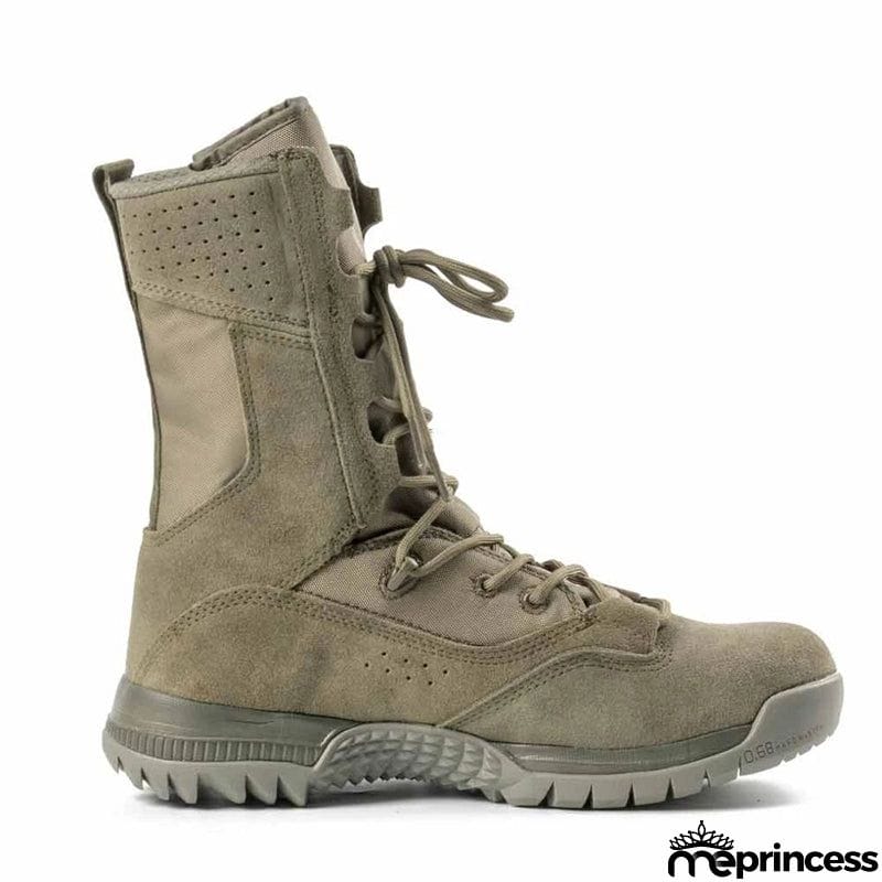 New Men's Casual Outdoor Army Boots Breathable Sage Green Non-Slip Boots