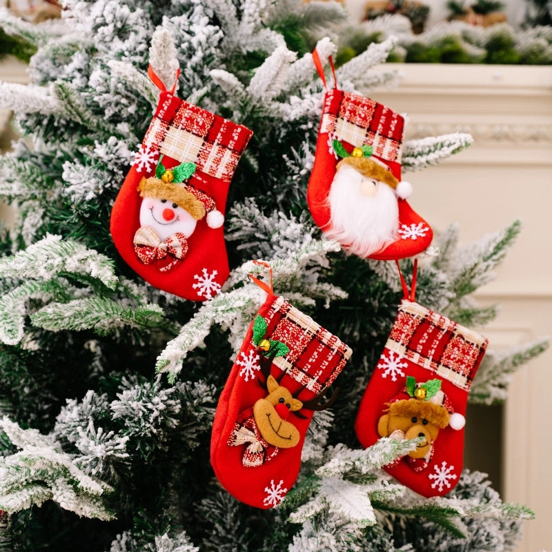 Christmas Classic Style Letter Nonwoven Holiday Christmas Socks