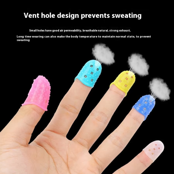 [Finger Cover] Cross Embroidery 2025 New Tool Silicone Finger Cover Protective Finger Cover Protective Artifact Anti Tie Assistance Painting Fairy Cross Stitch