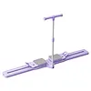 Foldable Fitness Ski Machine Pelvic Floor Muscle Strengthener With Handle Pelvic & Hip Exercise Equipment Multi-Function Silent Sliding Abdominal Board for Leg Pelvics Floor Muscle Workout