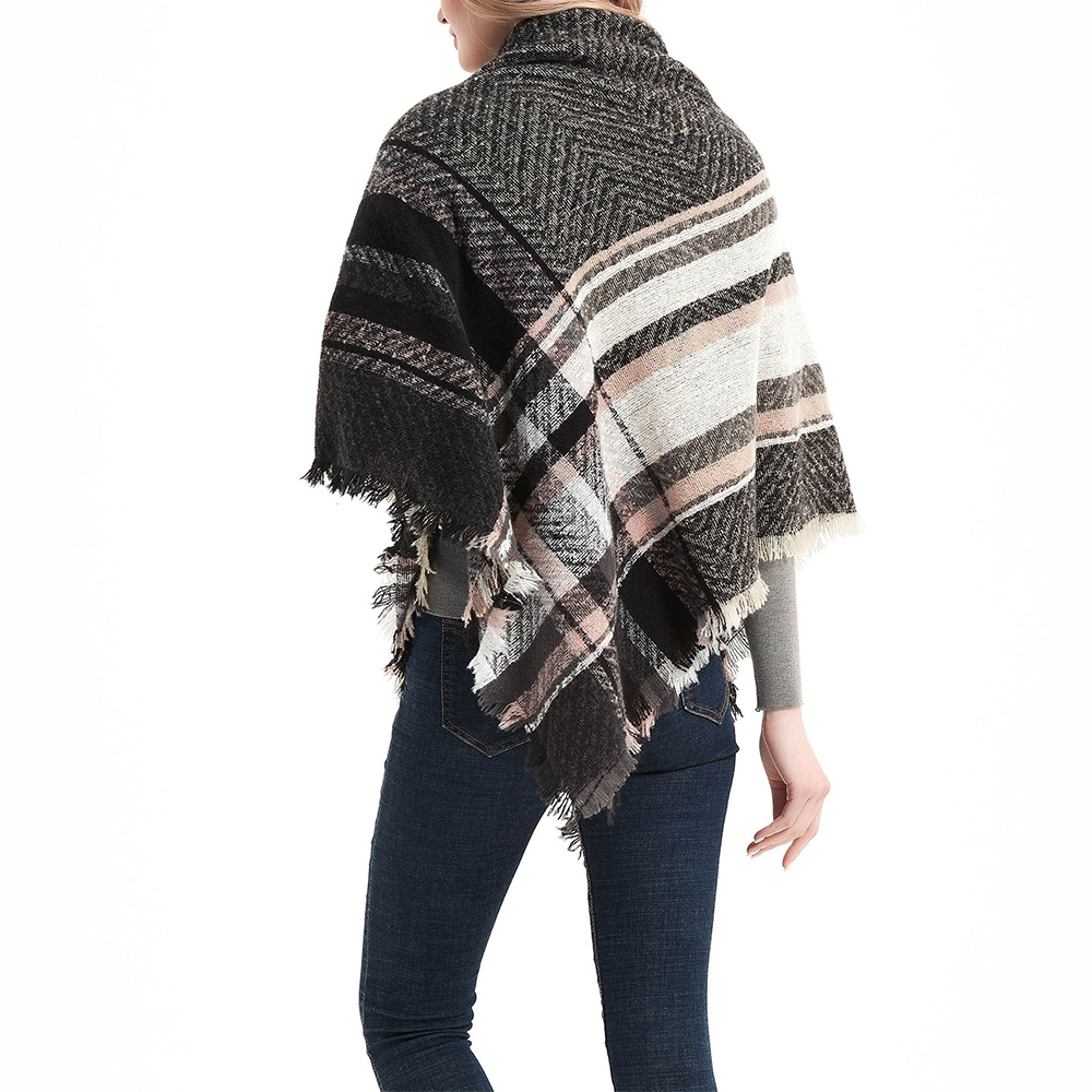 Thickened Herringbone Polyester Scarfs-vocosishoes