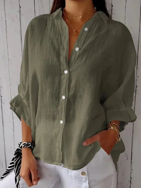 Women's Cotton Casual Shirt(BUY 2 FREE SHIPPING)
