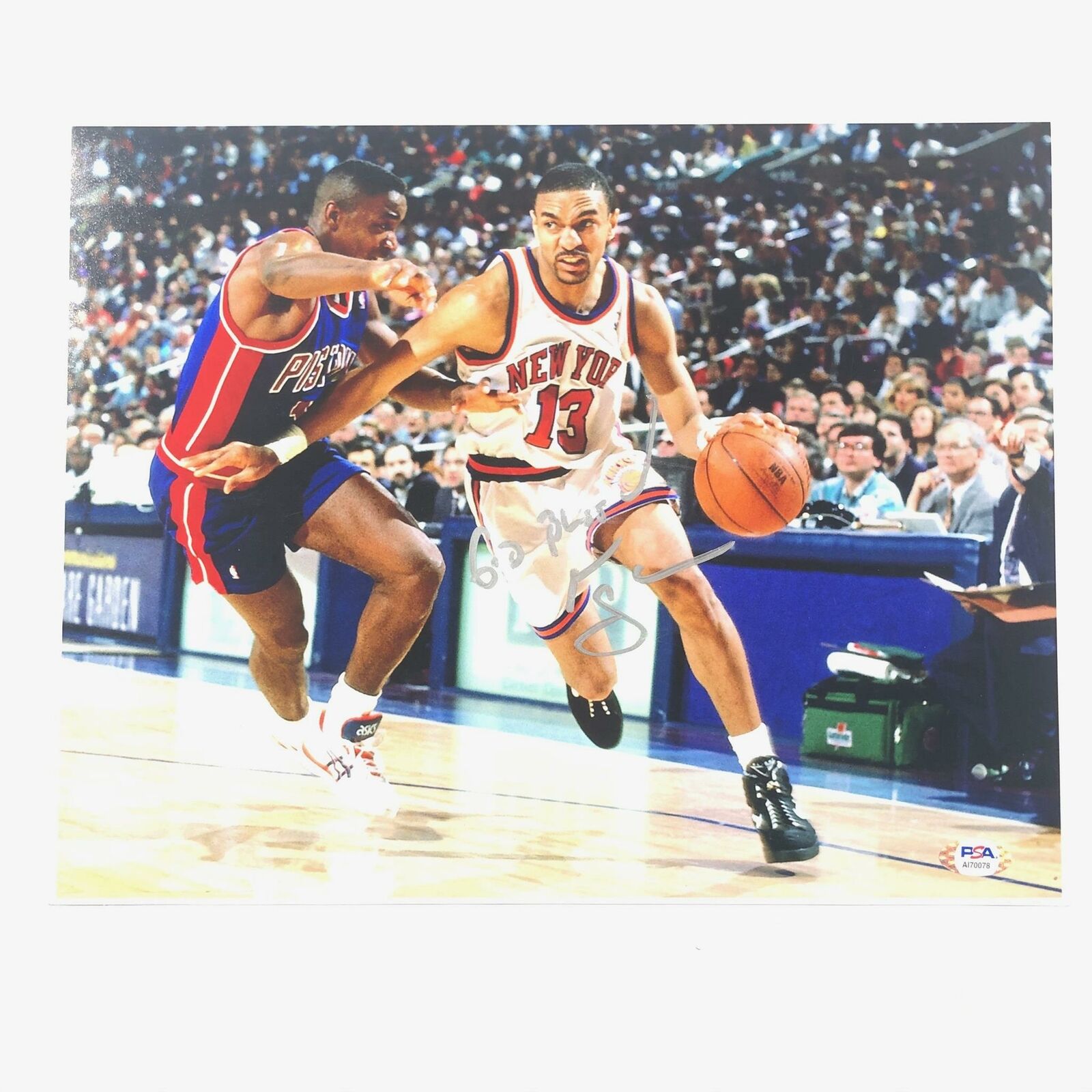 Mark Jackson signed 11x14 Photo Poster painting PSA/DNA New York Knicks Autographed