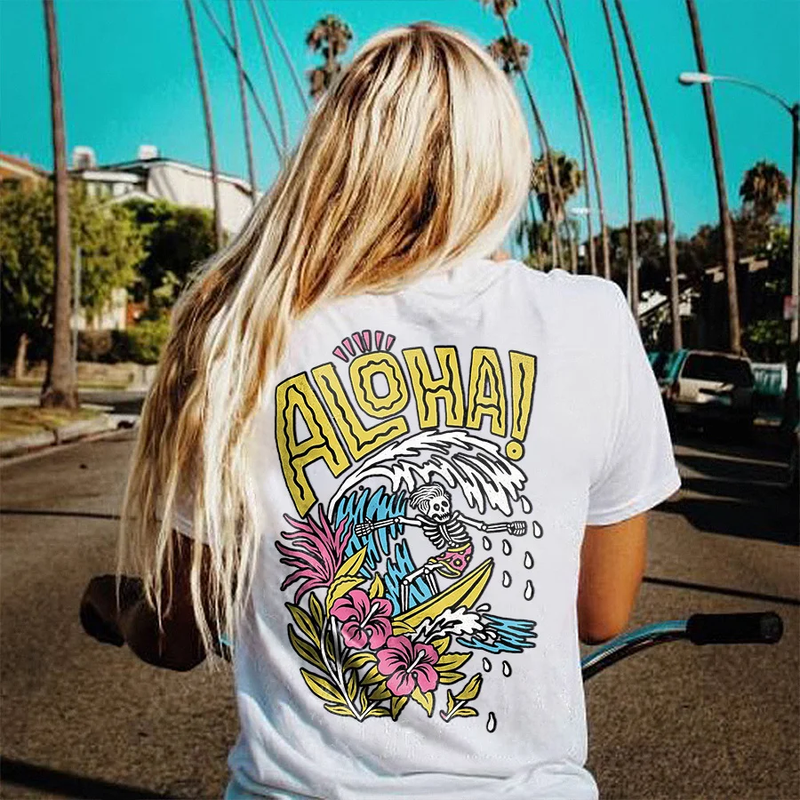 Aloha! Printed Women's T-shirt