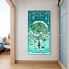 Diamond Painting -DIY Round Drill Green Dreamcatcher(80*40 CM)