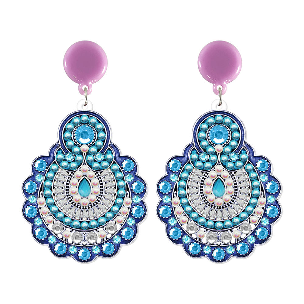 

Mandala Flower Earrings - 5D DIY Craft Fashion Accessories, 501 Original