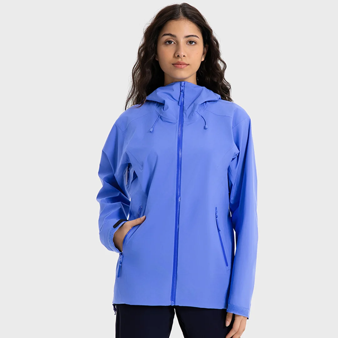 Windproof and waterproof midi jacket