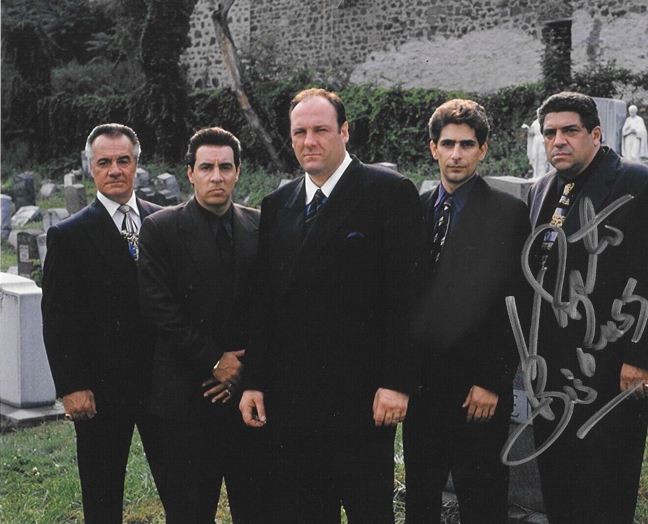 * VINCENT PASTORE * signed 8x10 Photo Poster painting * THE SOPRANOS * COA * 4