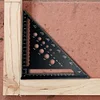 Miter Square Ruler Metric Miter Framing Measurement Ruler (7IN)