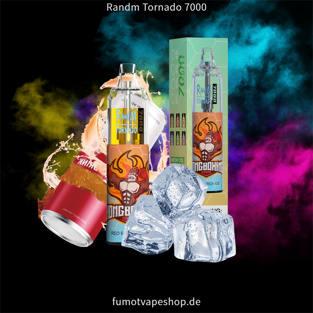 Randm Tornado 7000 ROTES ENERGIE-EIS  fumotvapeshop