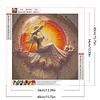 Diamond Painting -DIY Round Drill Sunrise Scenery Girl(40x40cm)