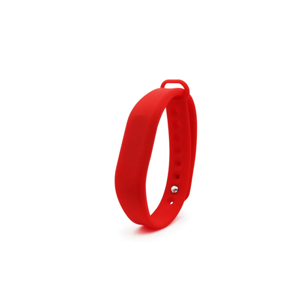 Factory Customize Passive Reusable 13.56mhz NFC FM1108 Waterproof Wristband For Spa