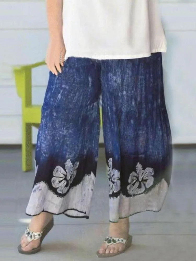 Printed Loose Trousers