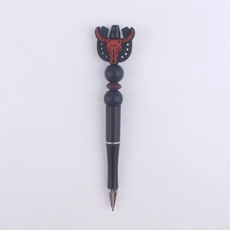 1 Piece Animal Class Learning Daily Plastic Silica Gel Cartoon Style Cute Gel Pen